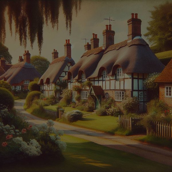 Est-ce que des cottages anglais typiques sont disponibles à louer près des jardins de Sissinghurst?