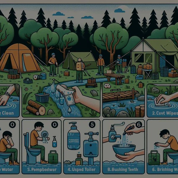 Quelles sont les astuces pour maintenir une bonne hygiène sans douches sur un site de camping?