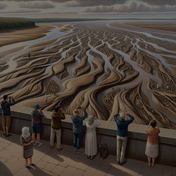 Comment observer le phénomène des marées dans la Baie de Fundy, Canada?